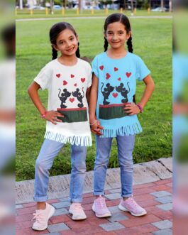 تيشيرت بناتى مقاس 2،4،6،8